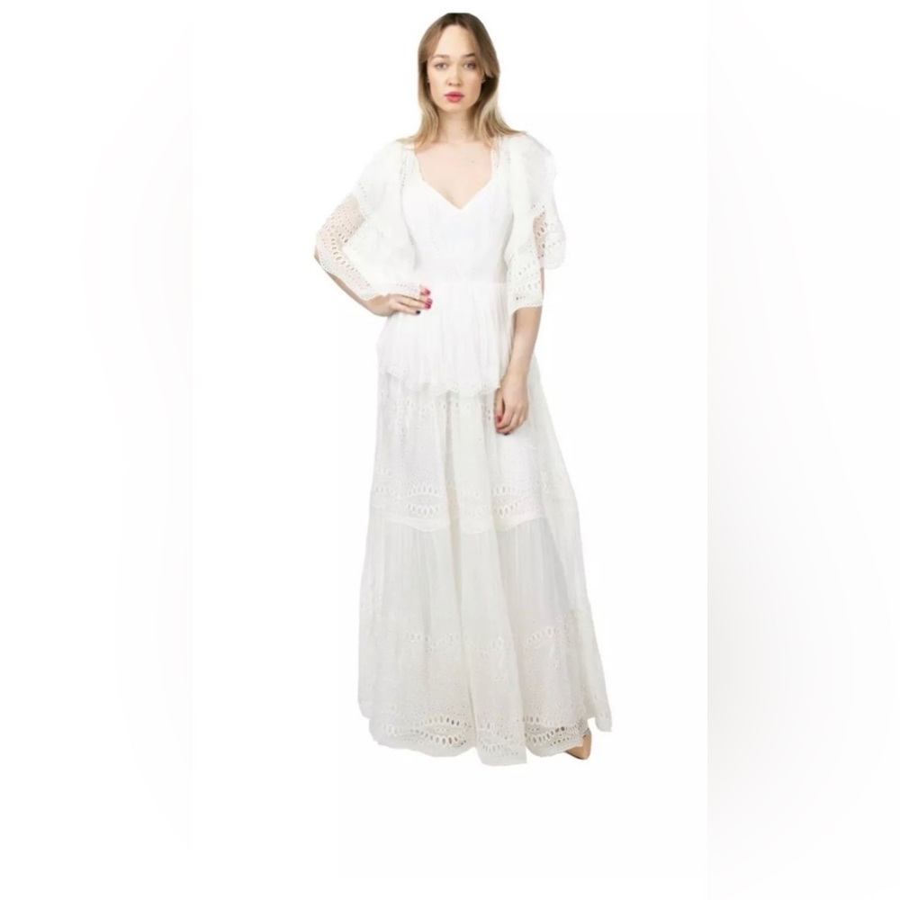 Alberta ferreti white dress